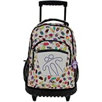 Los mejores  - TOTTO Mochilas Escolares con Ruedas- Mochilas Grandes Infantiles Estampados - Mochilas